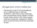 Ultragarsinio tyrimo vaizdas