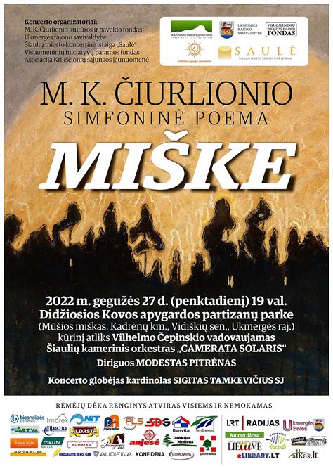 M. K. Čiurlionio simfoninė poema „Miške“: muzikos ir dailės sintezė