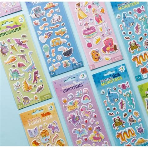 Drakonų ir dinozaurų lipdukai vaikams