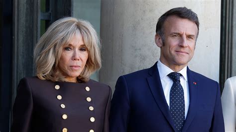 Brigitte ir Emmanuel Macron nuotrauka