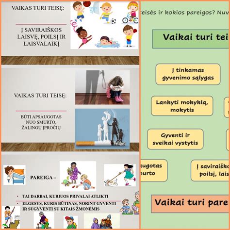 Skaidrių santrauka apie tėvų ir vaikų teises ir pareigas