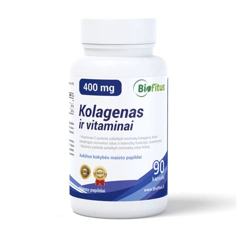 Įvairūs maisto papildai ir vitaminai