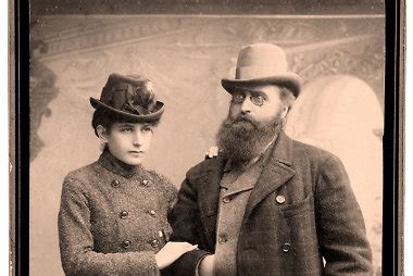 Jonas Basanavičius su žmona Gabriele Eleonora Mohl