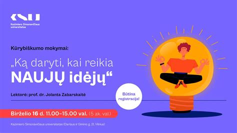 Simbolinis kūrybiškumo ir naujų idėjų vaizdas