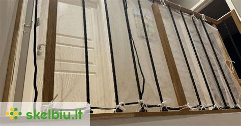 apsauginis tinklas ant balkono turėklų