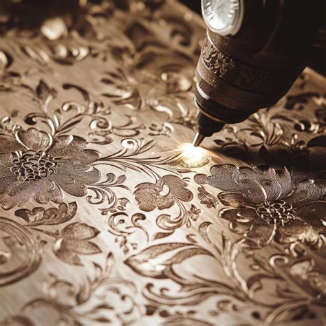 Graviravimo procesas lazeriu ant metalo