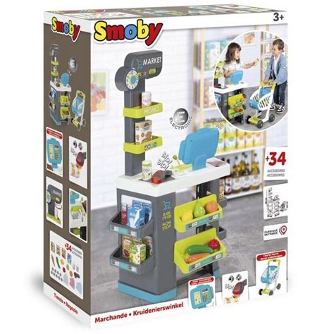 Vaikiška parduotuvė su kasos aparatu Smoby