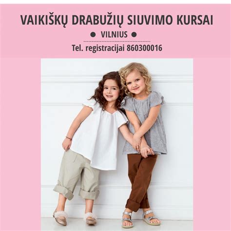 Vaikiškų drabužių siuvimo procesas
