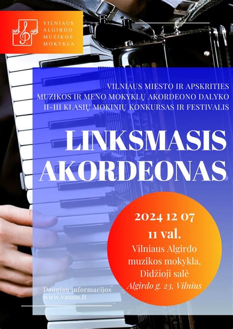 akordeono pamokų kainos ir trukmė