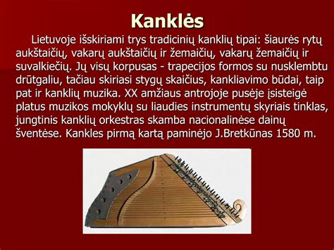 Tradiciniai lietuvių liaudies instrumentai