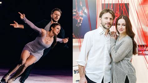 Povilas Vanagas ir Margarita Drobiazko ant ledo