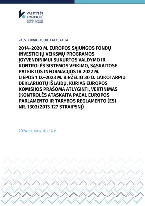 Infografika su Europos Sąjungos fondų investicijų programomis