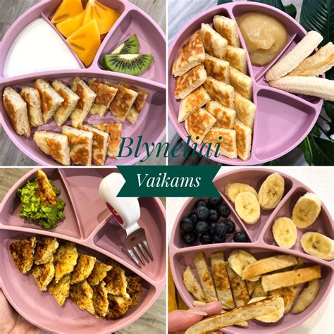 Vaikų pusryčių idėjos