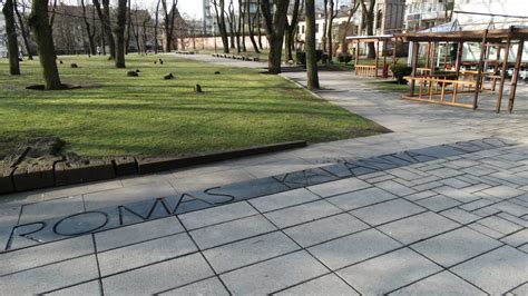 Romo Kalantos susideginimo vieta Kaune