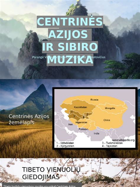 Centrinės Azijos ledynai ir upės