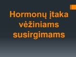 hormonų įtaka nėštumui