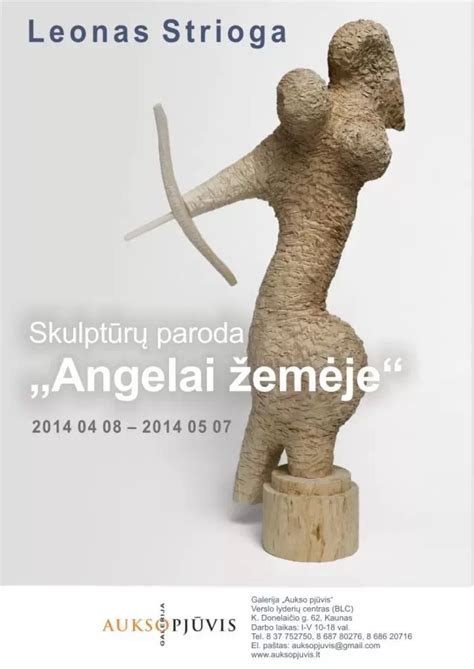 Leono Striogos skulptūrų paroda