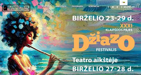 Džiazo festivalio plakatas