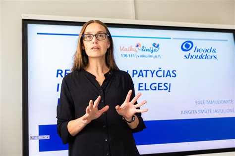 Lina Danienė veda mokymus