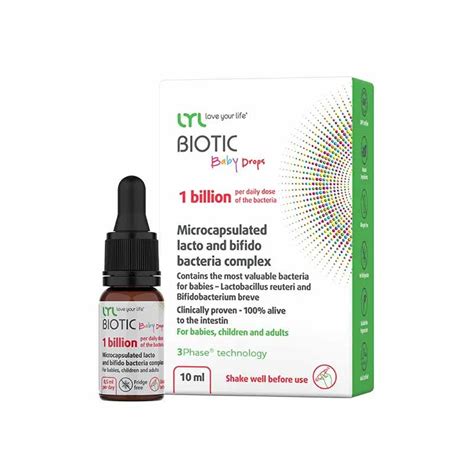 Nuotrauka su LYL Biotic Baby Drops