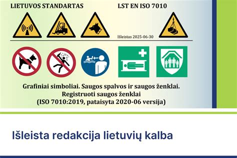 Saugumo standartų simboliai