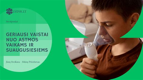 Schematinis pavaizdavimas, kaip veikia skirtingi astmos vaistai