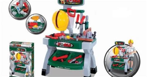 vaikiškas Bosch darbastalis su įrankiais