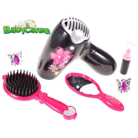 vaikiškas grožio rinkinys su plaukų džiovintuvu
