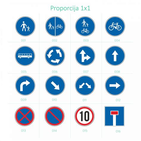 vaikiški kelio ženklai ir kūgiai