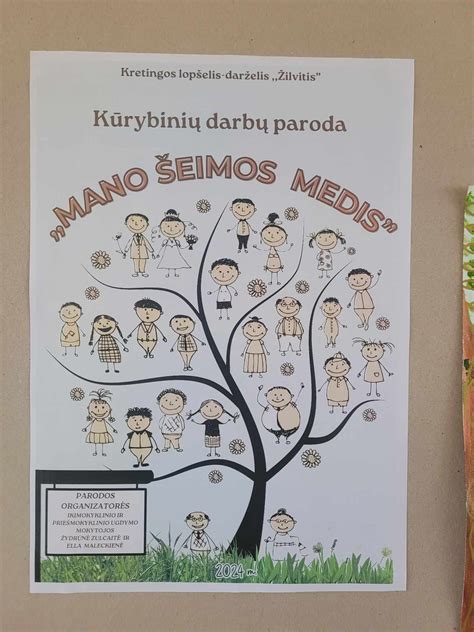 Šeimos medis, simbolizuojantis šeimos ryšius ir jų svarbą