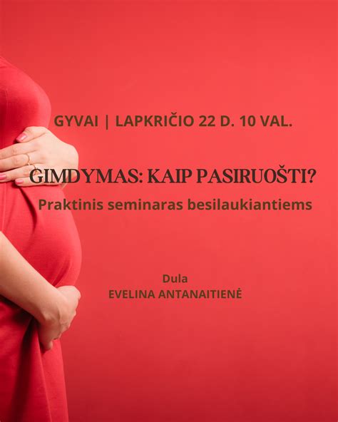 pasiruošimas gimdymui