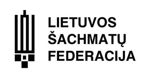 Lietuvos šachmatų federacijos logotipas arba simbolis