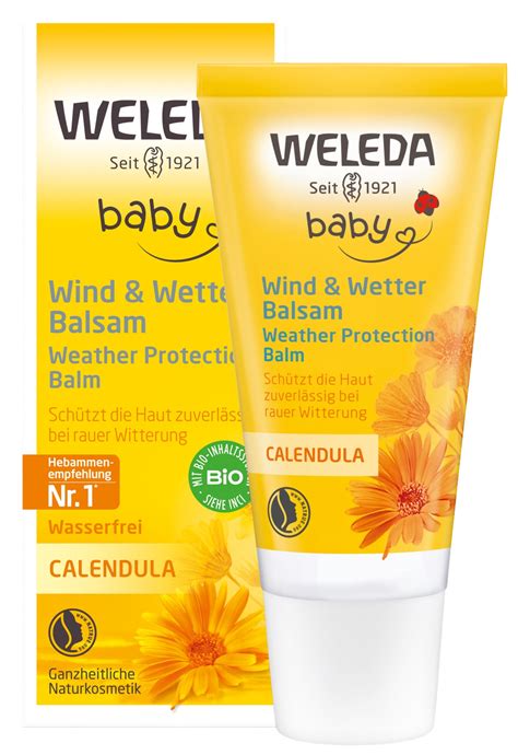 Weleda Calendula Baby apsauginis kremas nuo vėjo ir šalčio