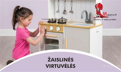 Įvairių tipų vaikiškos virtuvėlės