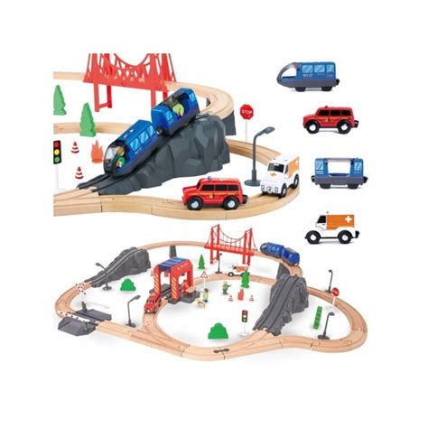 Vaikiškas elektrinis traukinukas su šviesomis ir garsais