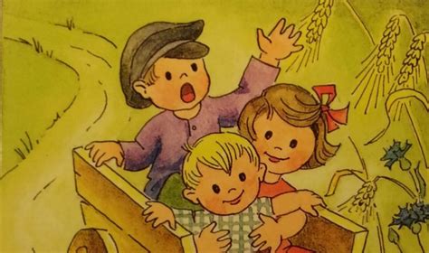 Iliustracija iš tarybinio vaikų žurnalo 