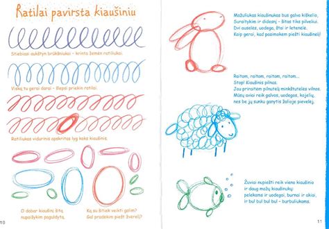 piešimo etapai - 2 ovalai