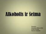 šeima ir alkoholis