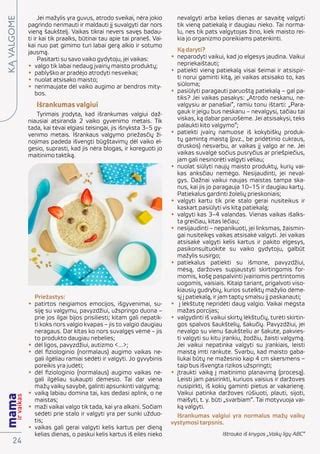 vaikas tyrinėja maistą rankomis