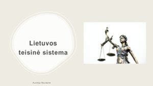 Lietuvos teisinė sistema