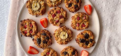 sausainiai iš bananų ir avižų