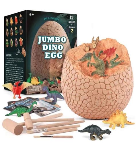 vaikų archeologinis rinkinys su dinozauru