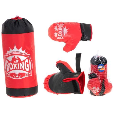 Vaikiška bokso kriaušė su pirštinėmis