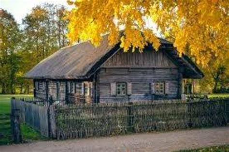 Senovinis kaimo buities vaizdas