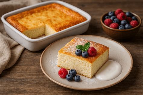 namų gamybos varškės apkepas su vaisiais