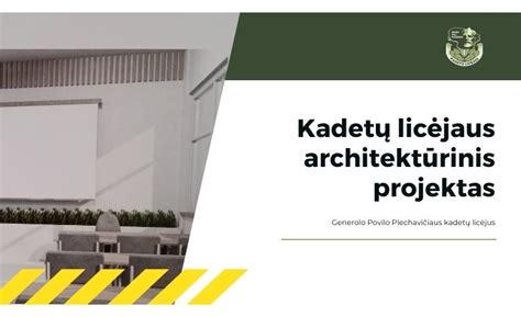 Architektūrinis projektas ar nuotrauka 
