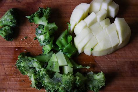 Brokolių ir kitų daržovių sudėtis