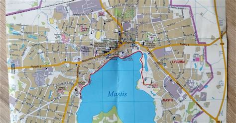 Žemėlapis su Telšių rajono maršrutais