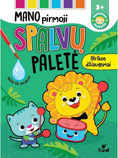 Spalvų paletė vaikų piešiniams