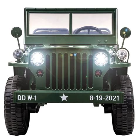Vaikiškas elektromobilis Jeep Willys